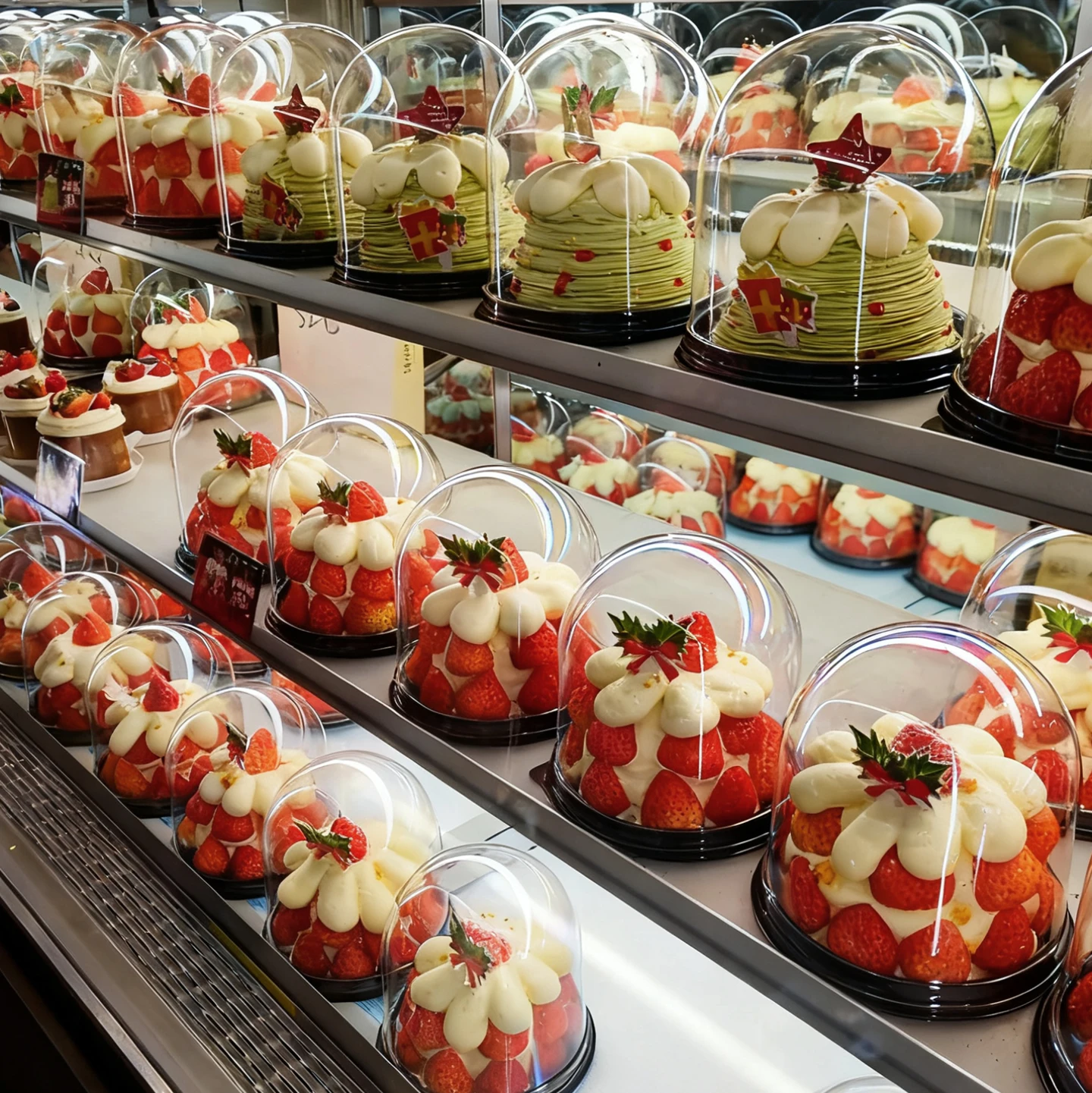 

Transparent Cake Paaging Box Stberry Mousse New Year Cake Baking Dert Box Heightened Semi-Circular Baking Tools