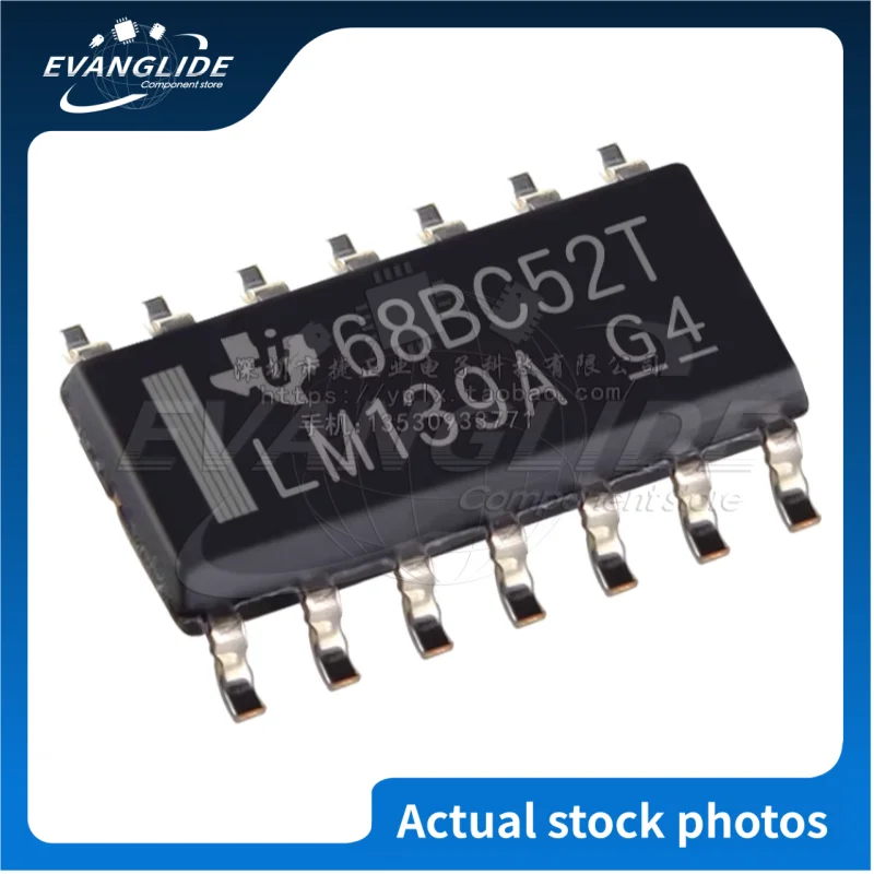 

2 шт./лот, 100% оригинальные и новые LM139A LM139AD/G4 с маркировкой LM139A SOP-14, прецизионный дифференциальный компаратор, в наличии, оптом.