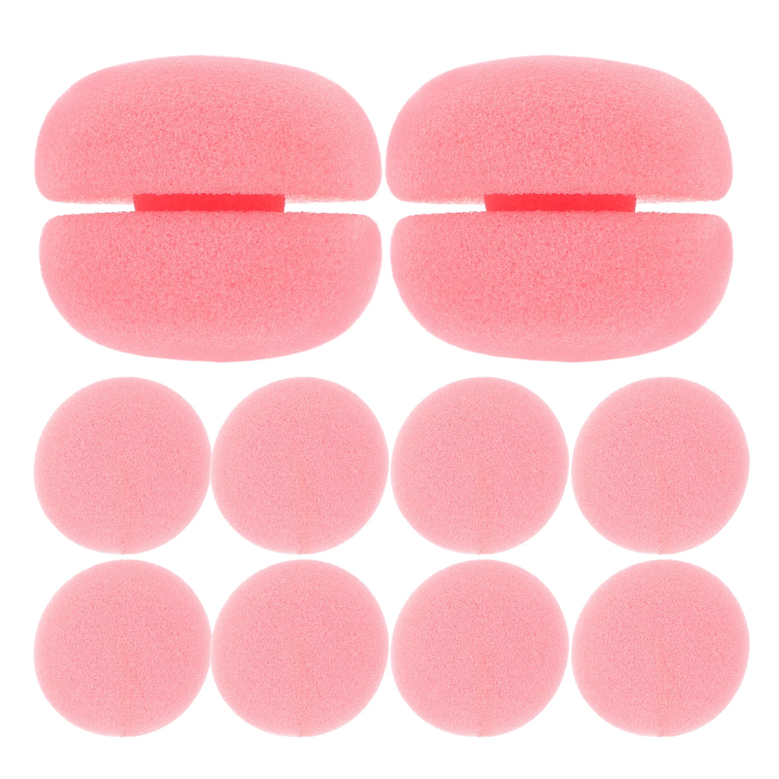 

10 Pcs Sponge Curling Iron Hair Styling Tools Serve Roller Clips Curler Rollers