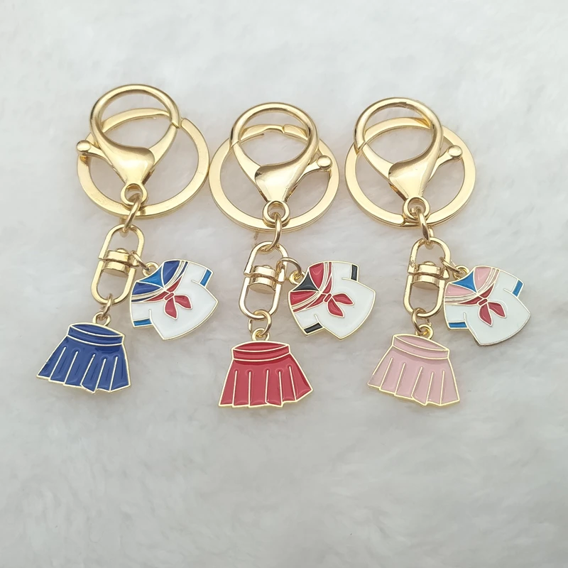 Friends' gadgets, personalized gifts, car keychains, enamel keychains, cute couples sailor suits, keychains, keyrings wholesale