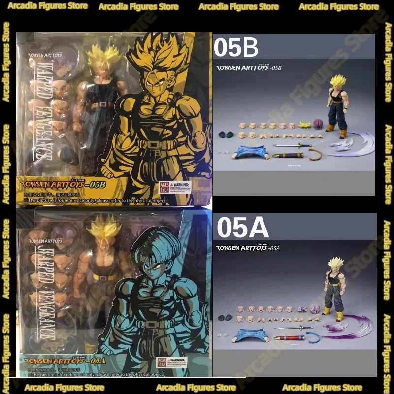 [In Stock] Tonsenarttoys Kamione Trunks 05a 05b Figure Dragon Ball Z Super Saiyan SSJ SSJ2 Trunks Anime Action Figures Model Toy view 3