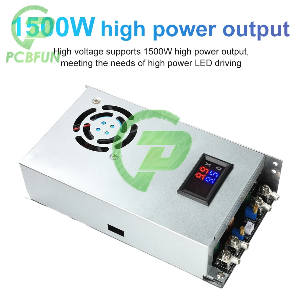 

1500W DC Step-down Module Synchronous Rectification Power Adjustable Module Voltage Power Supply Buck Converter LED Driver