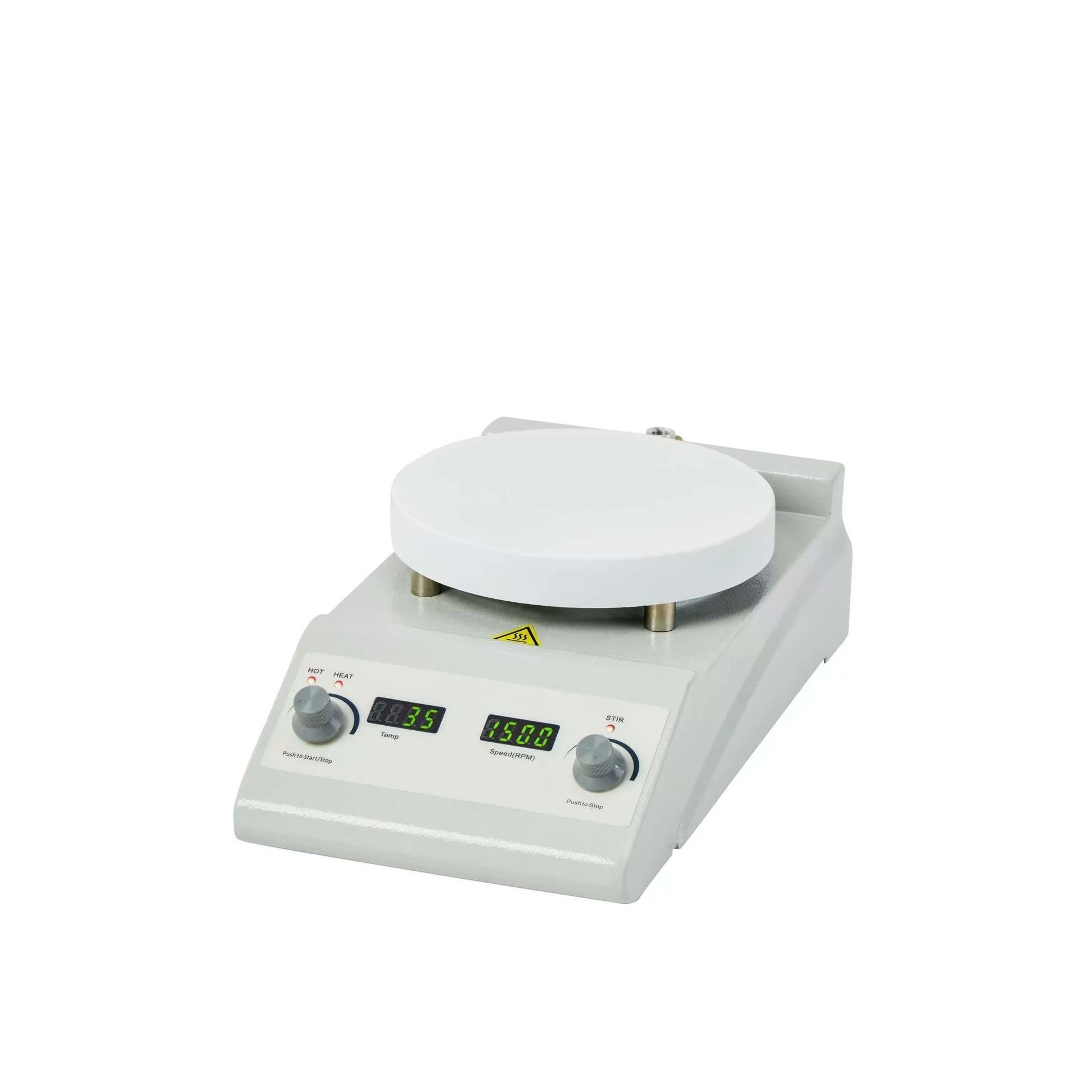 

Round Ceramic Coated Aluminum Disc Heating Magnetic Stirrer SHA-1R-150
