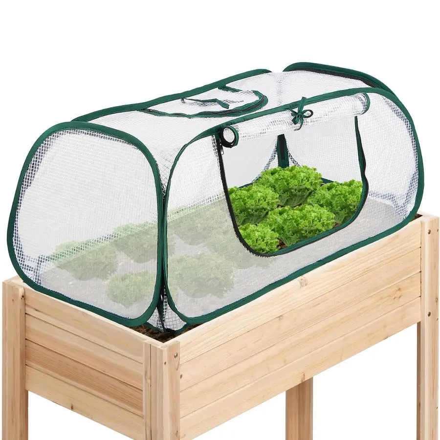 

of 2, Raised Bed Cover, Garden Row Accelerator, Greenhouse, Freeze Protection Humidity Domes for Gardening Germination and Seedl