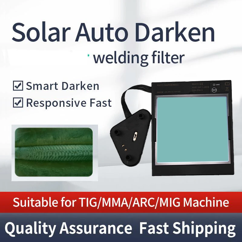 Out control Big view eara 4 arc sensor DIN5-DIN13 Solar auto darkeningTrue color Welding Mask