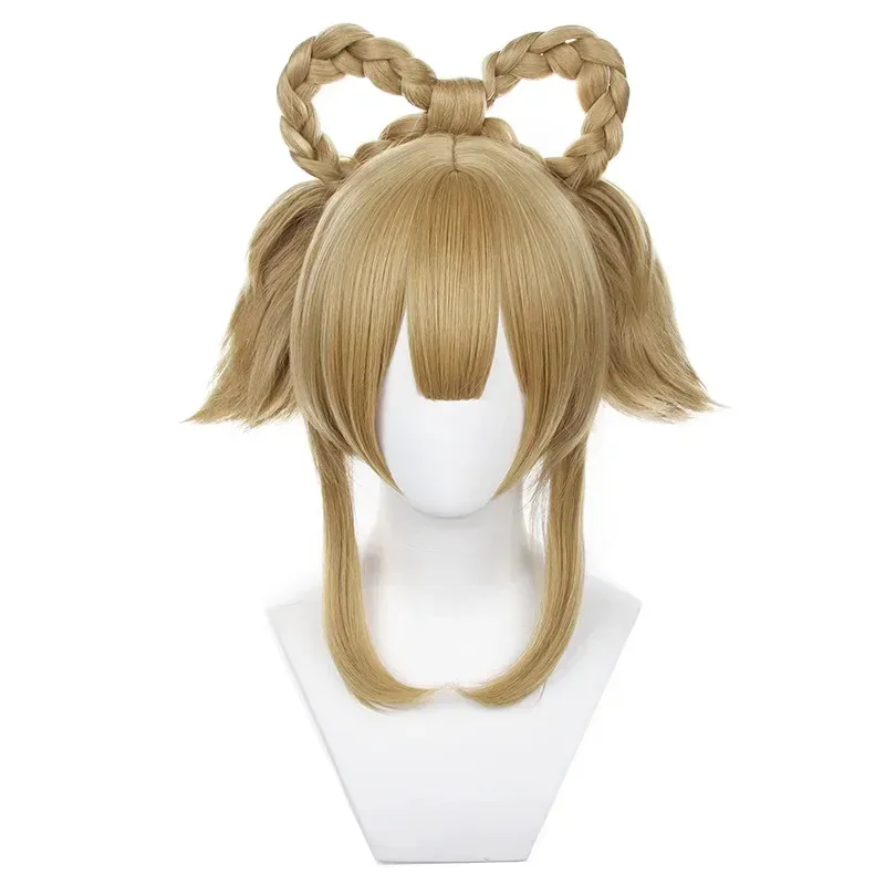 Yaoyao Costume Cosplay Gioco Genshin Impact Yaoyao Abito Cosplay Parrucca Cestino posteriore Lolita Uniforme Costumi di Halloween per Donna Ragazza