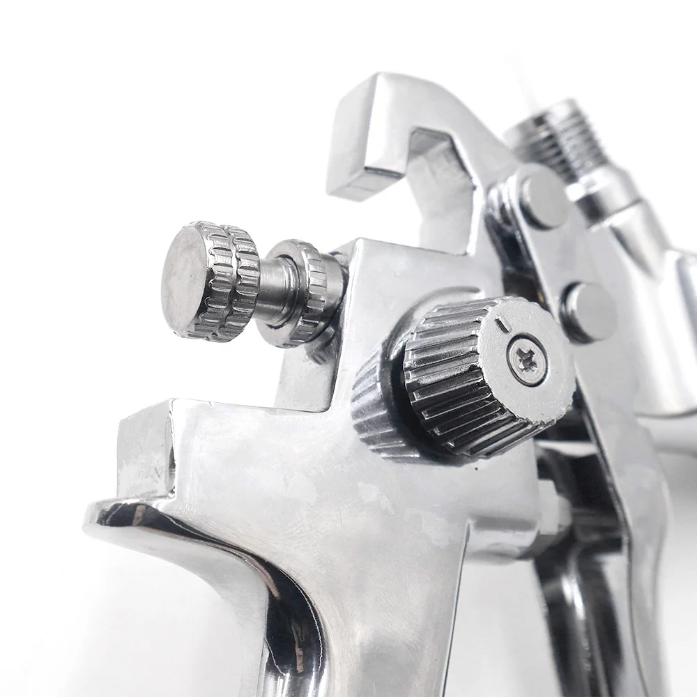 REILYN-Pistolet pulvérisateur à air comprimé, type pression, buse avec tasse, poignée argentée, peinture de pièces de meubles automobiles, 1.5mm