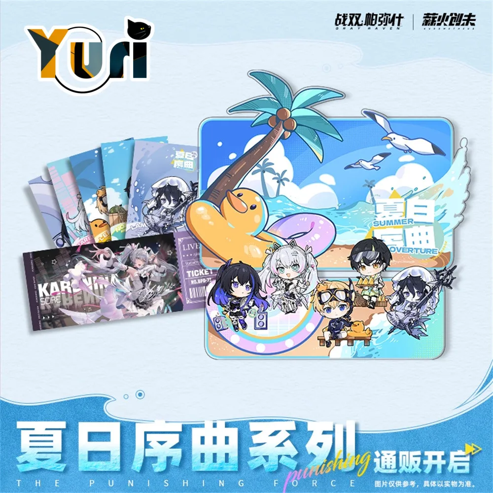 

Игровой серый ворон, карающая официальная летняя акриловая сцена с подставкой, прозрачная открытка, аниме косплей Милая C