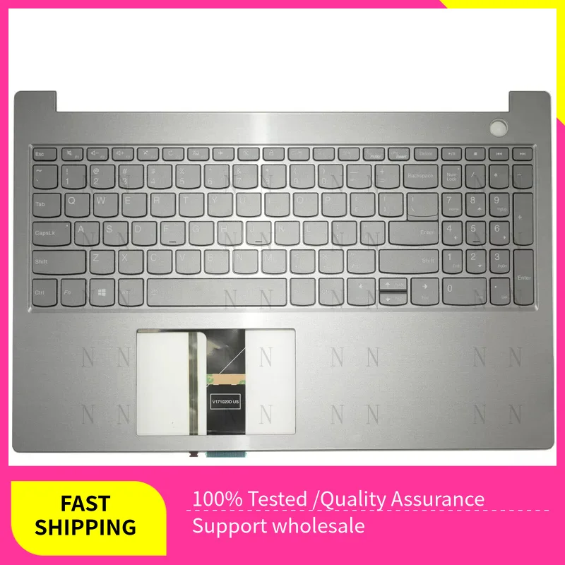 

Новинка Y для Lenovo ThinkBook 15-IIL 15-IML, верхний чехол для упора для рук с клавиатурой с подсветкой в США