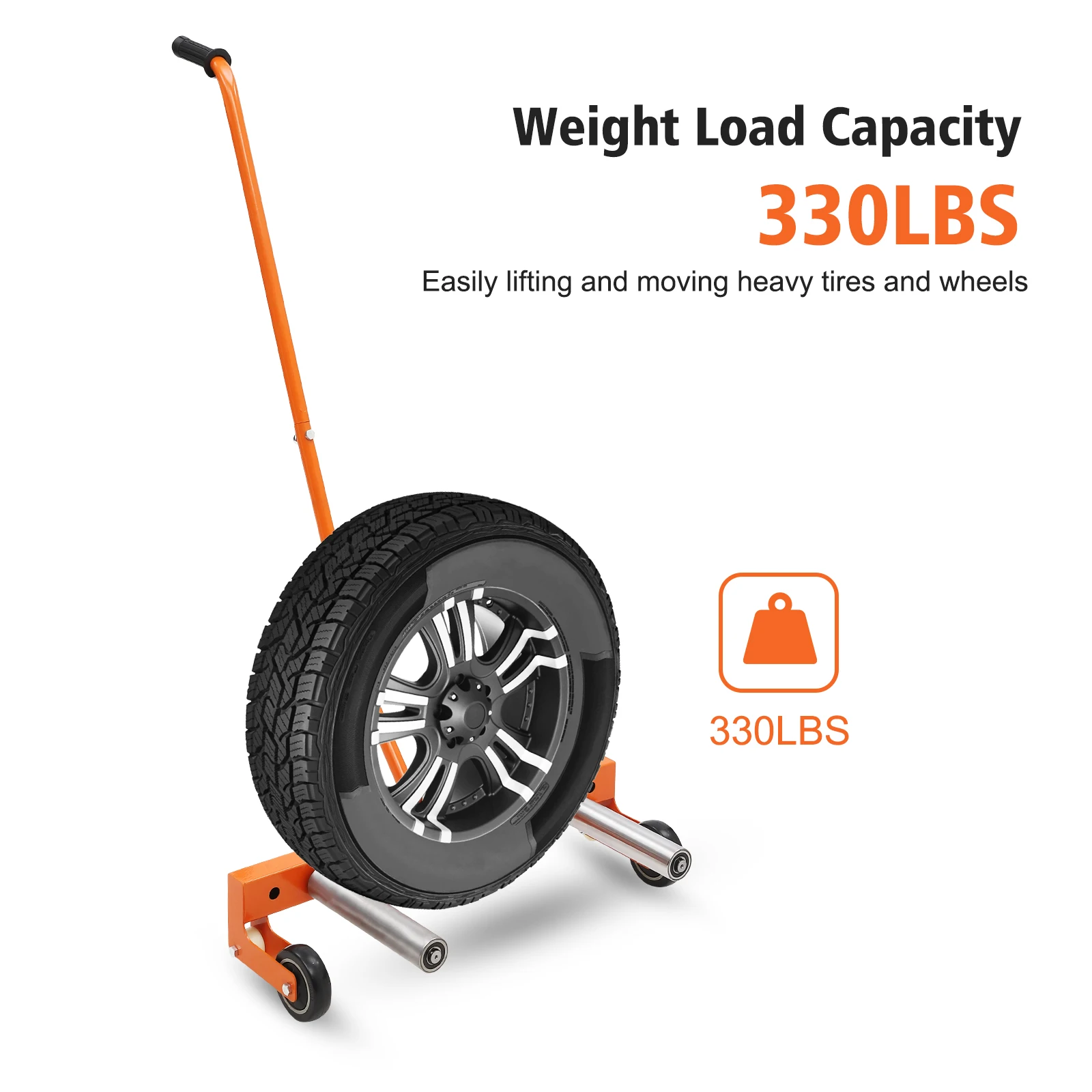 

Tire Wheel Dolly, Tire Lift Moving Tool Dollies for Truck Car Vehicle Tire, Heavy Duty Adjustable Rolling Wheel Dolly for Worksh