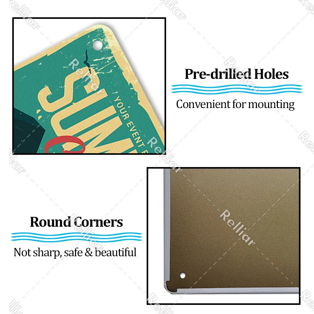 الرجعية سعيد العربة ديكور لوحة في الهواء الطلق مغامرة معدن القصدير تسجيل الحياة البرية رمز حلية ملصق المنزل بار نادي الديكور اللوحة