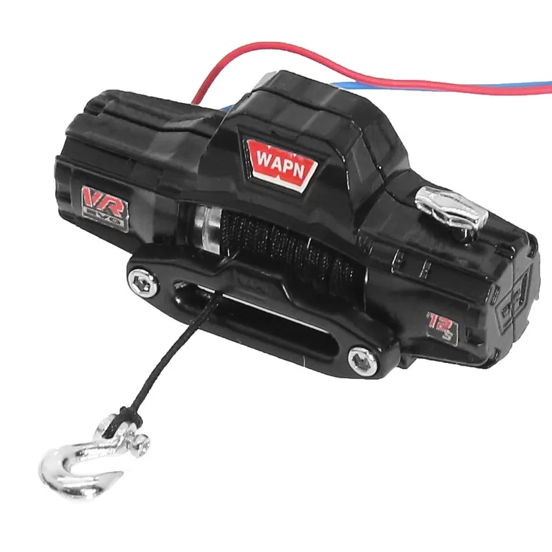 

1/18 TRX4M и 1/24 RC Scale Crawler — металлическая электрическая лебедка с дистанционным управлением FMS W239