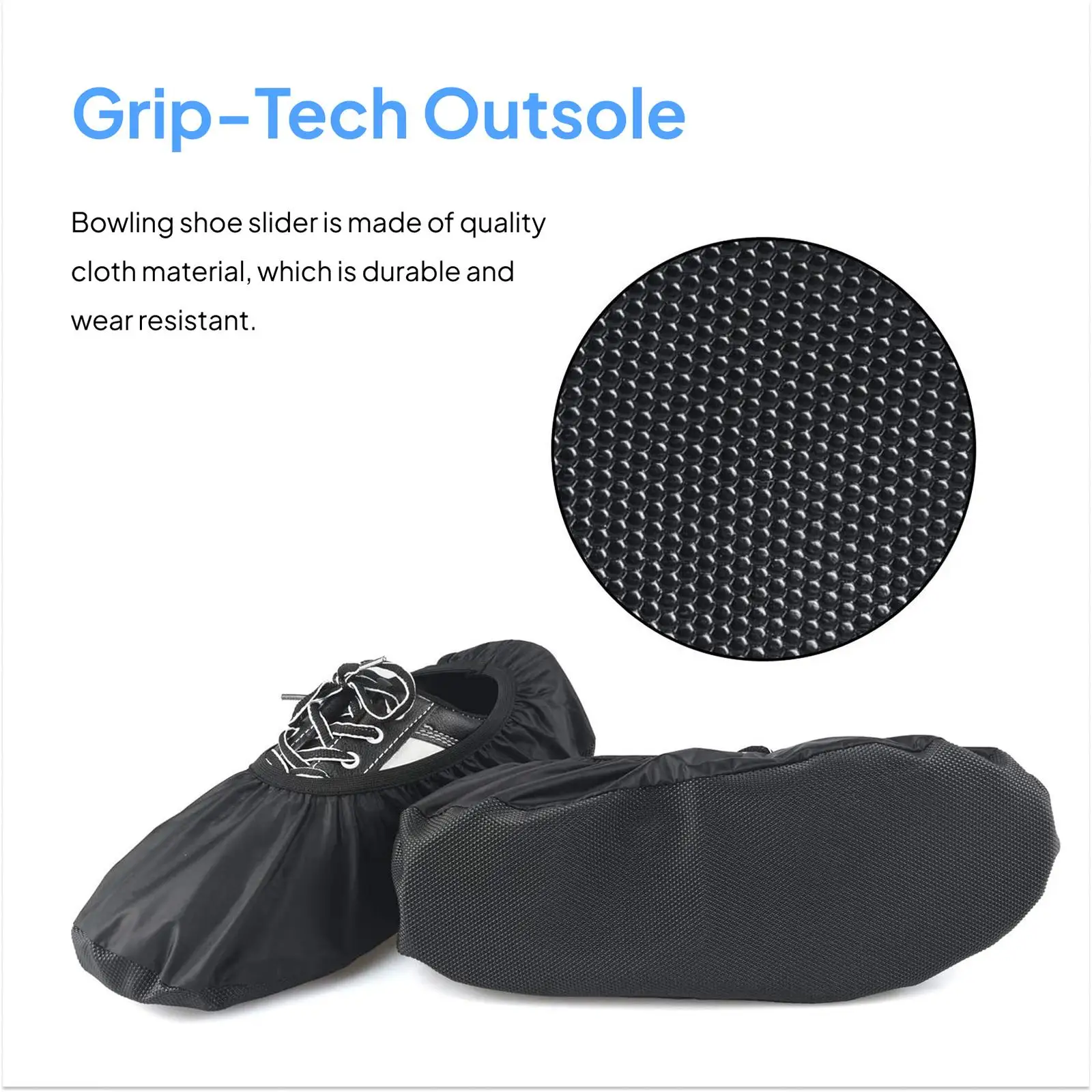 Wear Resistant Bowling Shoe Cover Dustproof Protector Accessory for Ten Pin Bowling Shoes Slide view 4