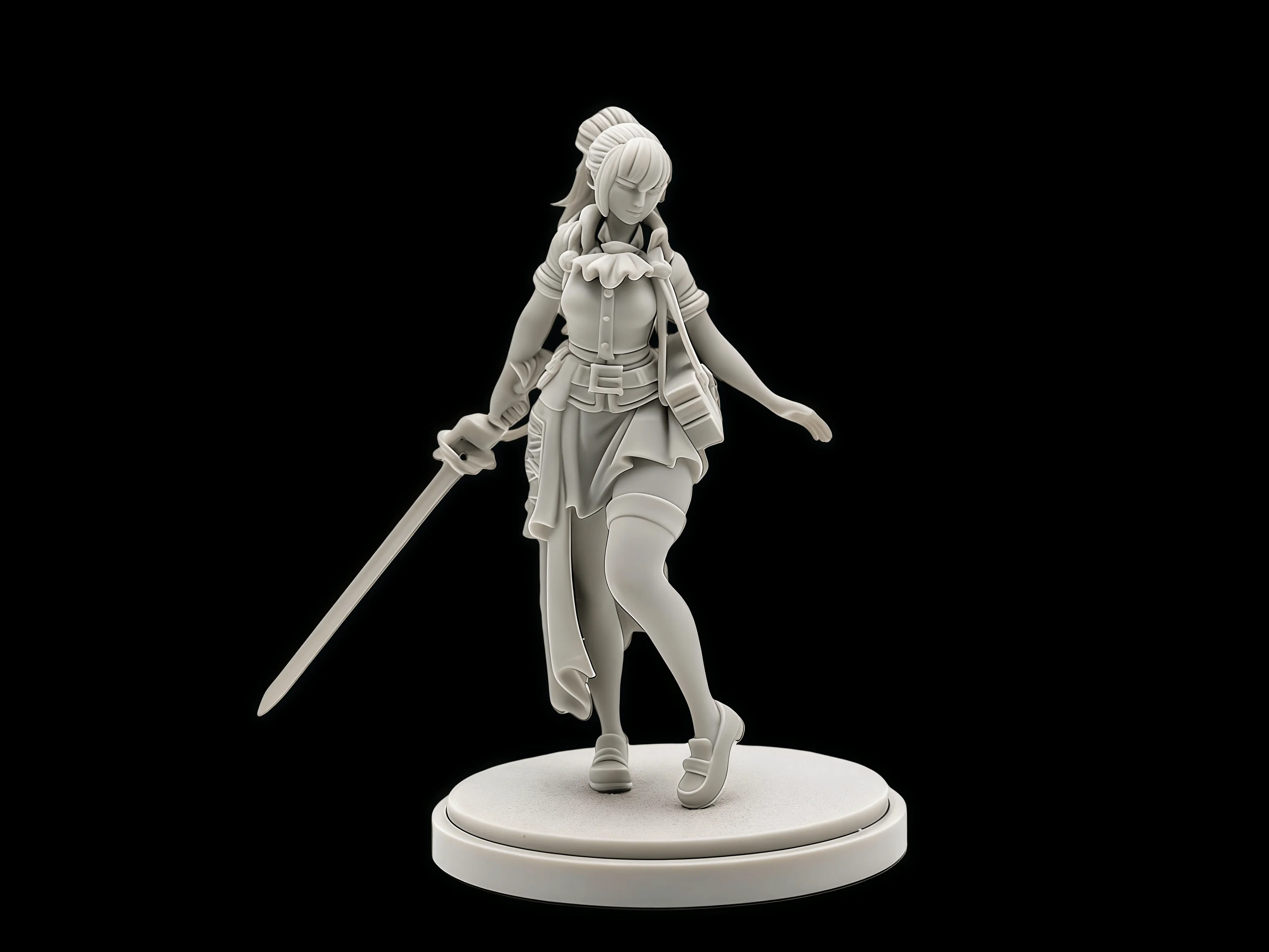 40mm Die-casting Resin Model Assembly Kit, GK， Smiling Assassin, Unpainted, Needs To Be Assembled