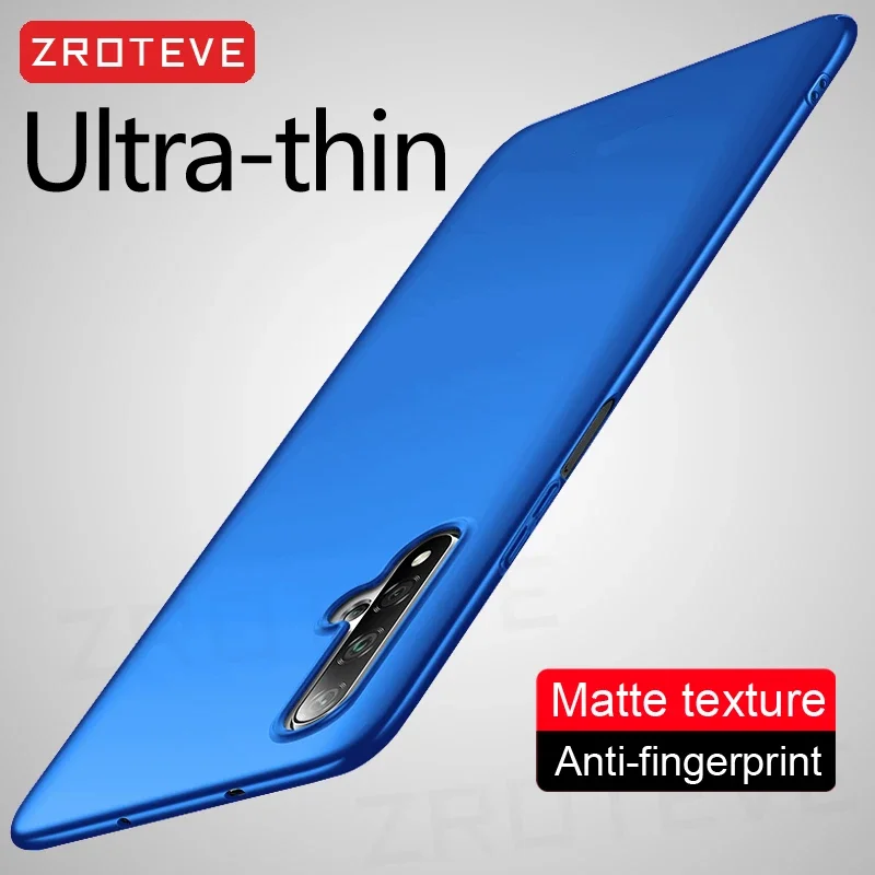 Чехол для Honor20 ZROTEVE, тонкий жесткий матовый чехол из ПК для Huawei Honor 20 Pro 20S, противоударные чехлы для телефонов Чехол для Honor20 ZROTEVE, тонкий жесткий матовый чехол из ПК для Huawei Honor 20 Pro 20S, противоударные чехлы для телефонов