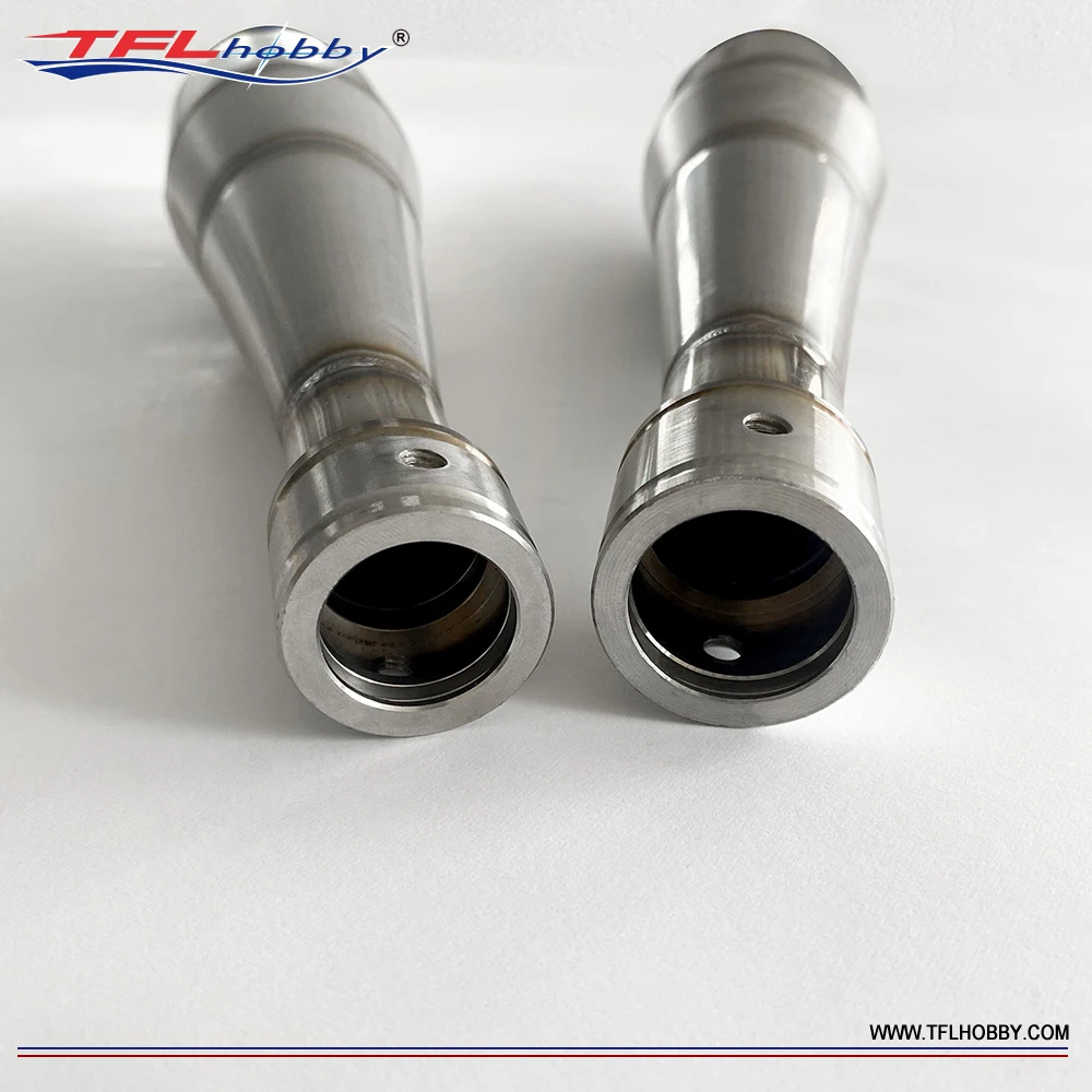 Stainless steel exhaust pipe with water cooling head gasoline engine ship model general size two