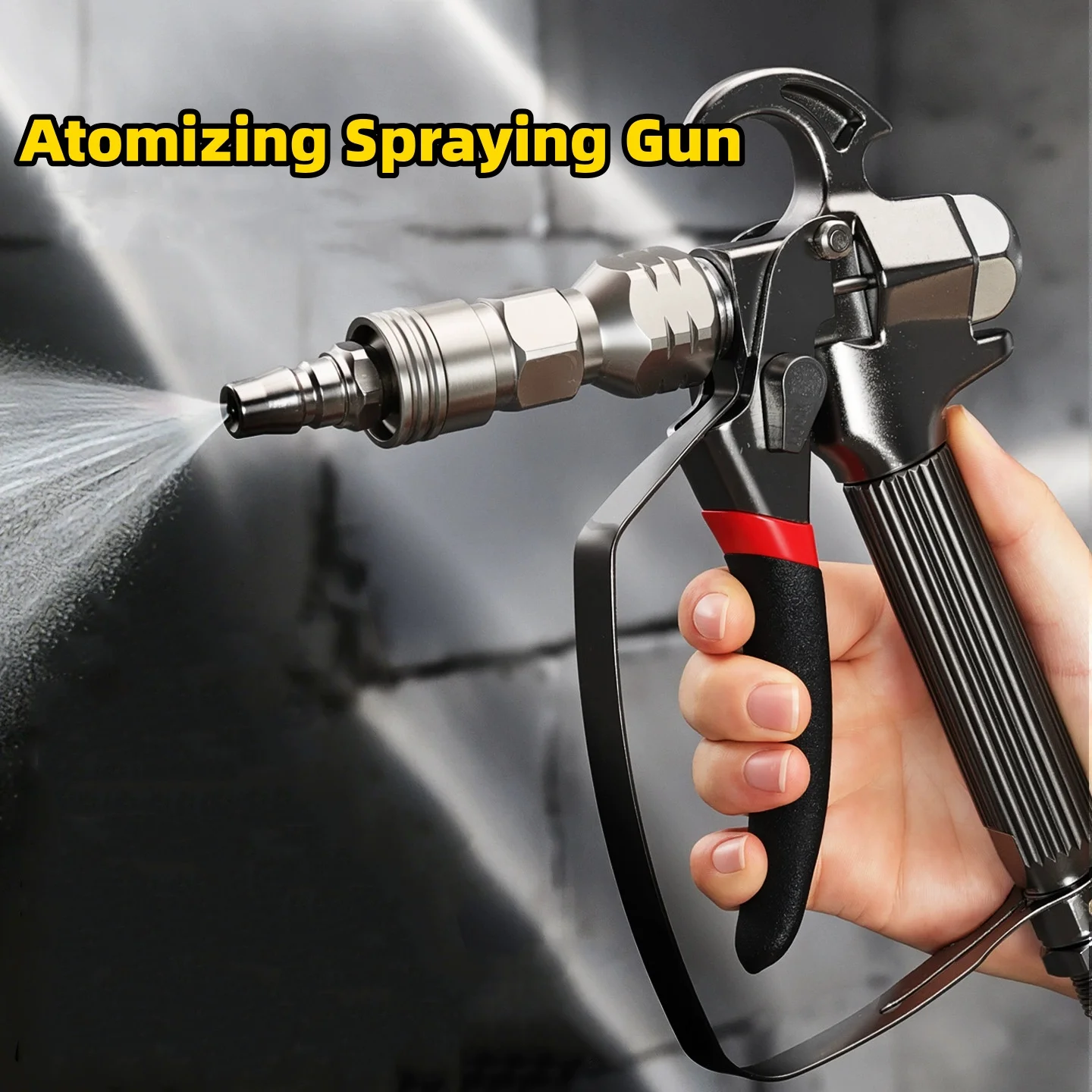 High-efficiency Pressure-resistant Airless Spray Gun; Multi-functional universal High-pressure Atomizing Airless Spray Gun