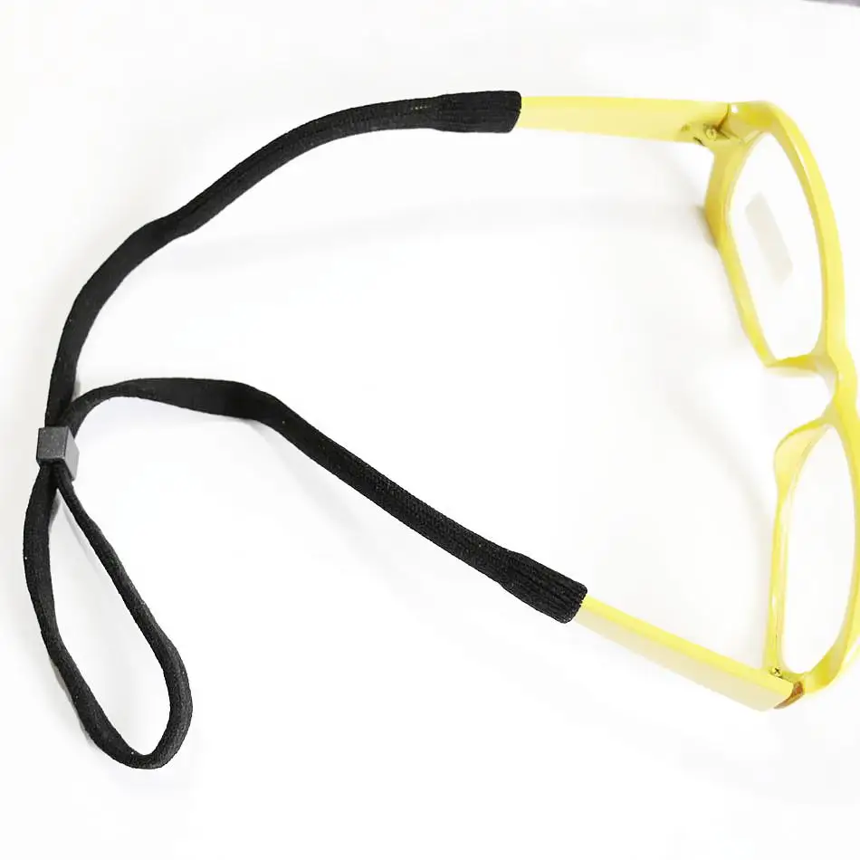 Eyeglasses Chain Black Nylon Adjustable Cord Trendy Necklace Holder for Fashion Sunglasses Women
