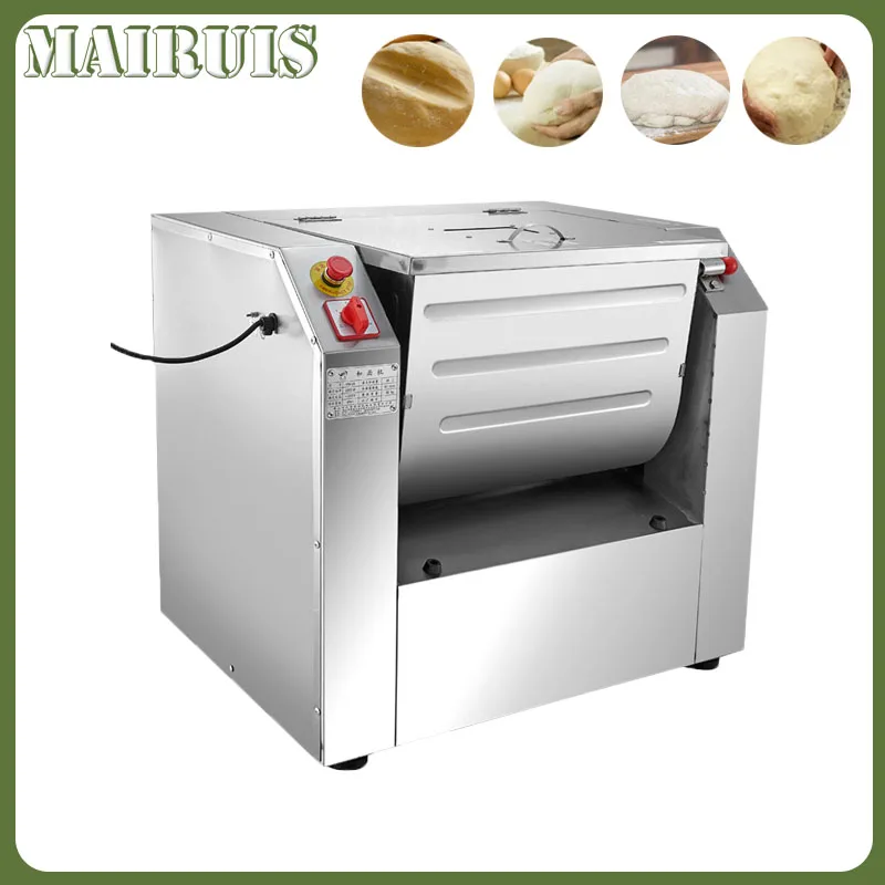 

25Kg Flour Mixers Electric Home Dough Mixer Mixing Kneading Machine Stainless Steel Bread Pasta Stirring Maker