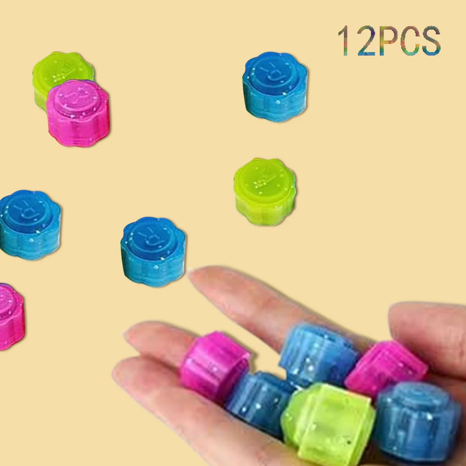 NEW 12pcs Dice Gonggi Jack Stone Pebbles Set Gonggi Korean Game Traditional Play Game Hand Eye Coordination Training Board Game