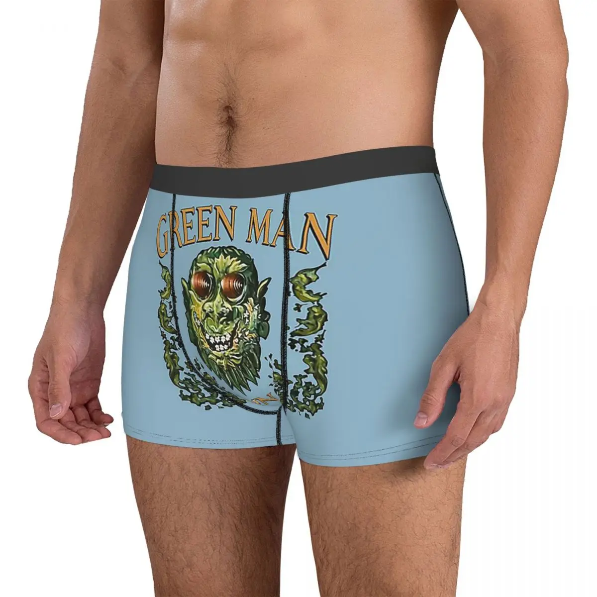 Boxer Underpants Shorts The Green Man Inn The Wicker Man Panties Men Ventilate Underwear for Homme Man Boyfriend Gifts