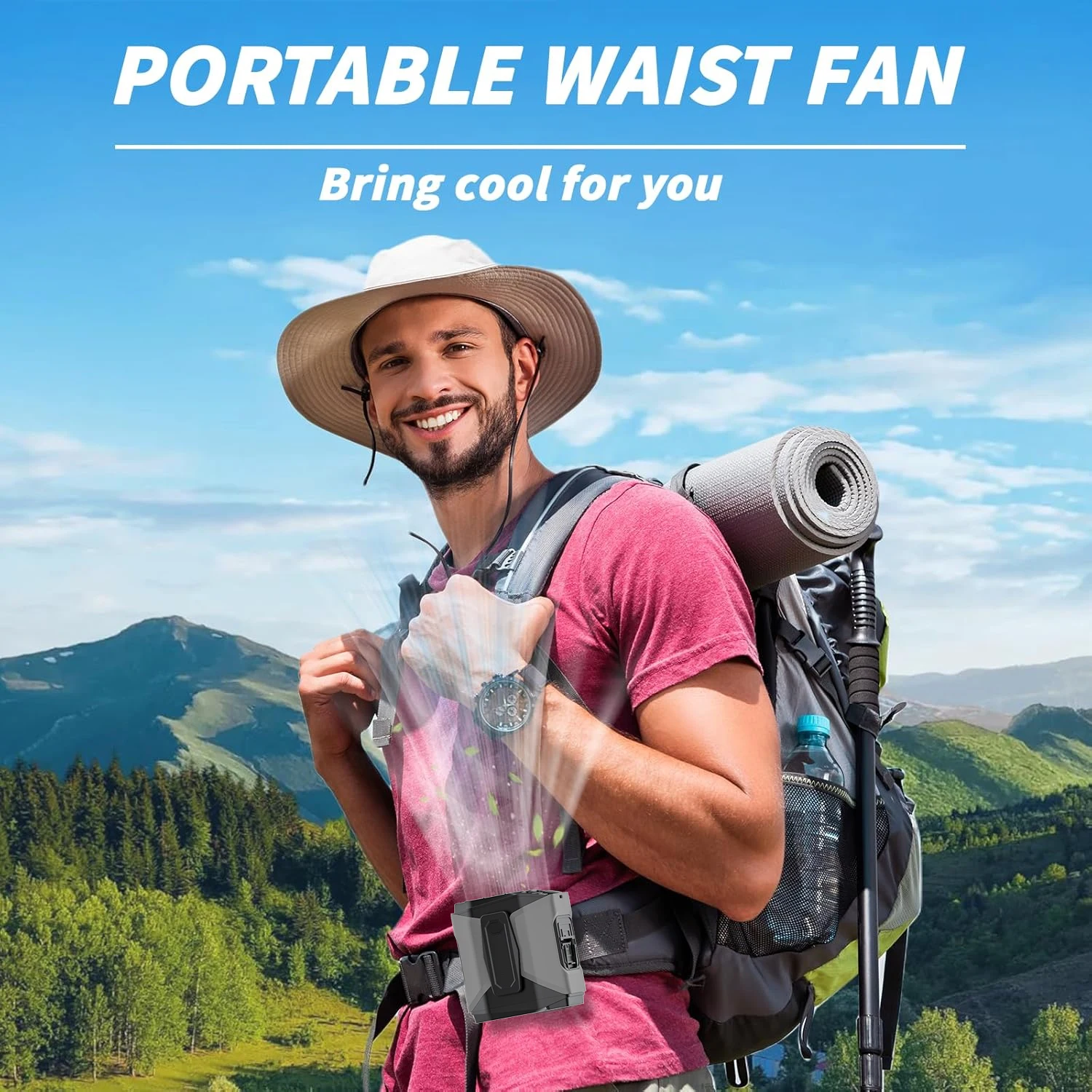 Multifunctional Outdoor Wearab - Outdoor Power Fan ulasan dan harga