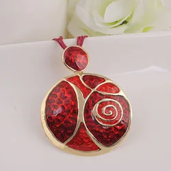 Women's Enamel Pendant Necklace Steampunk Style Party Jewelry