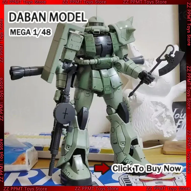 

New Daban Mega 1/48 Ms-06c Zaku Ii Early Production Type Assembly Model Kits Anime Action Figure Robot Plastic Model Gifts Toys