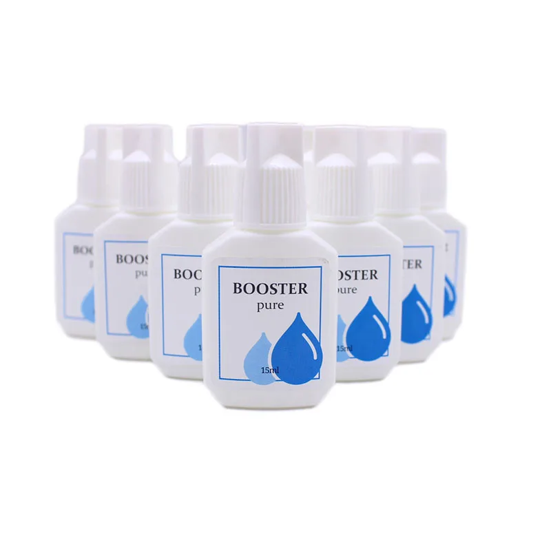 15ml Colla per estensione ciglia Booster Pure Korea Trasparente Super Bonder Colla per innesto ciglia a lunga durata Liquido per la cura