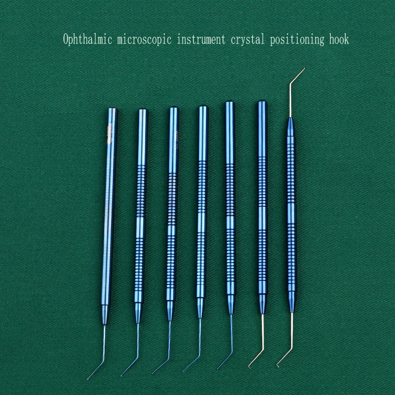 Ophthalmic Microscopic Instruments Fine Splitting Nucleus Knife 90 ° 45 ° Positioning Hook Crystal Positioning Hook