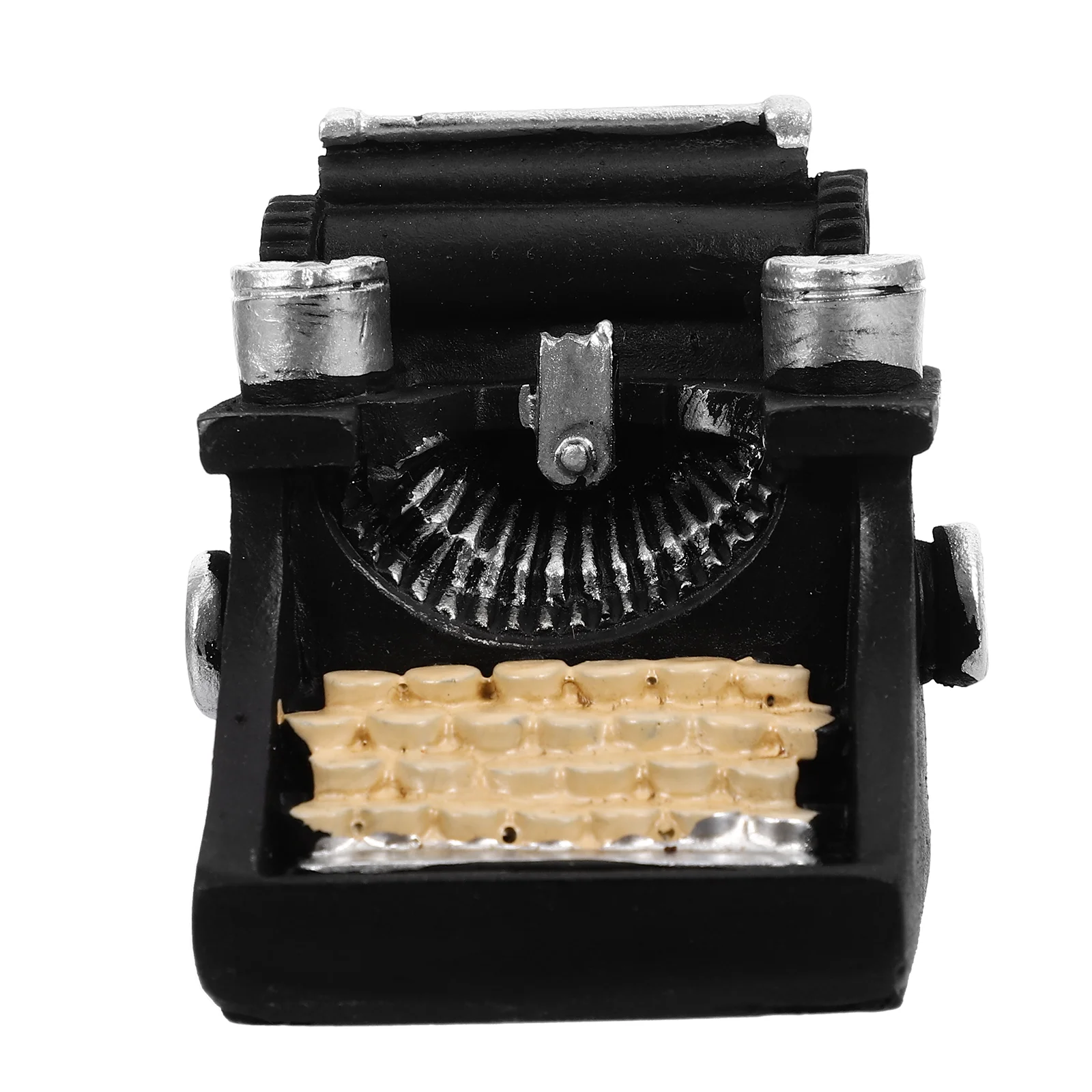 

Typewriter Ornament Drab Room Decoration Creative Mini Figure Statue Model Resin