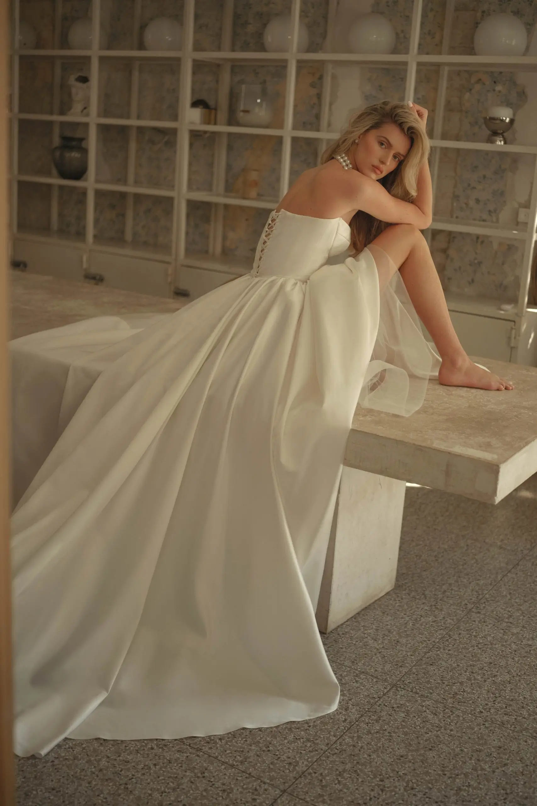 Satynowa suknia ślubna, suknia balowa, suknie dla panny młodej, Vestidos De Novia Princesa, proste, eleganckie, białe, wysokiej jakości, ślub cywilny, suknia dla panny młodej.