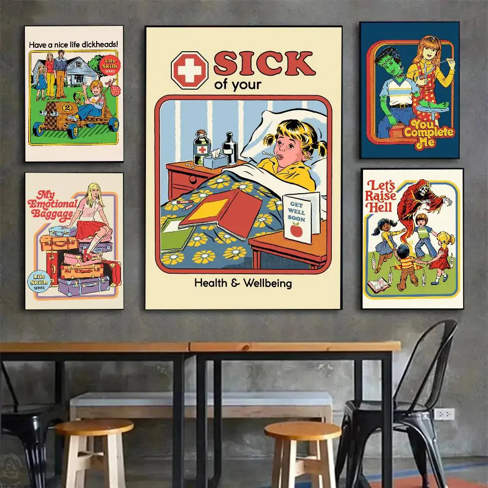 ملصق فني رعب من My First Knife Fight ستيفن رودس مع مطبوعات هدية تزيين غرفة النوم وغرفة المعيشة