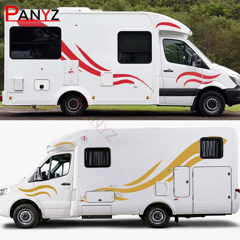 푸조 박서 메르세데스 벤츠 단거리 선수 Vito V 클래스 W447 v260에 대 한 2PCS 자동차 스티커 DIY 비닐 필름 튜닝 자동차 스타일링 액세서리