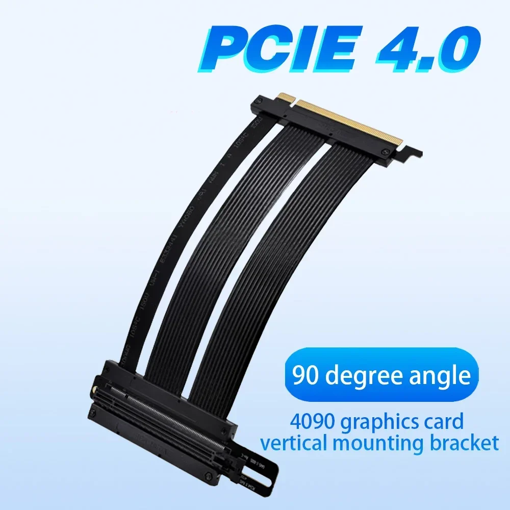 Вертикальный кронштейн для видеокарты, крепление для графического процессора, интерфейс PCI-E 4,0, 16x4090, держатель для видеокарты VGA для ATX, чехол для ПК