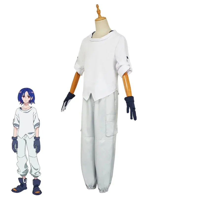 Anime gquuuuuux de gundanm shuji ito cosplay traje fantasia branco hoodies calças agasalho peruca homem mulher ternos de lazer diário; 2k