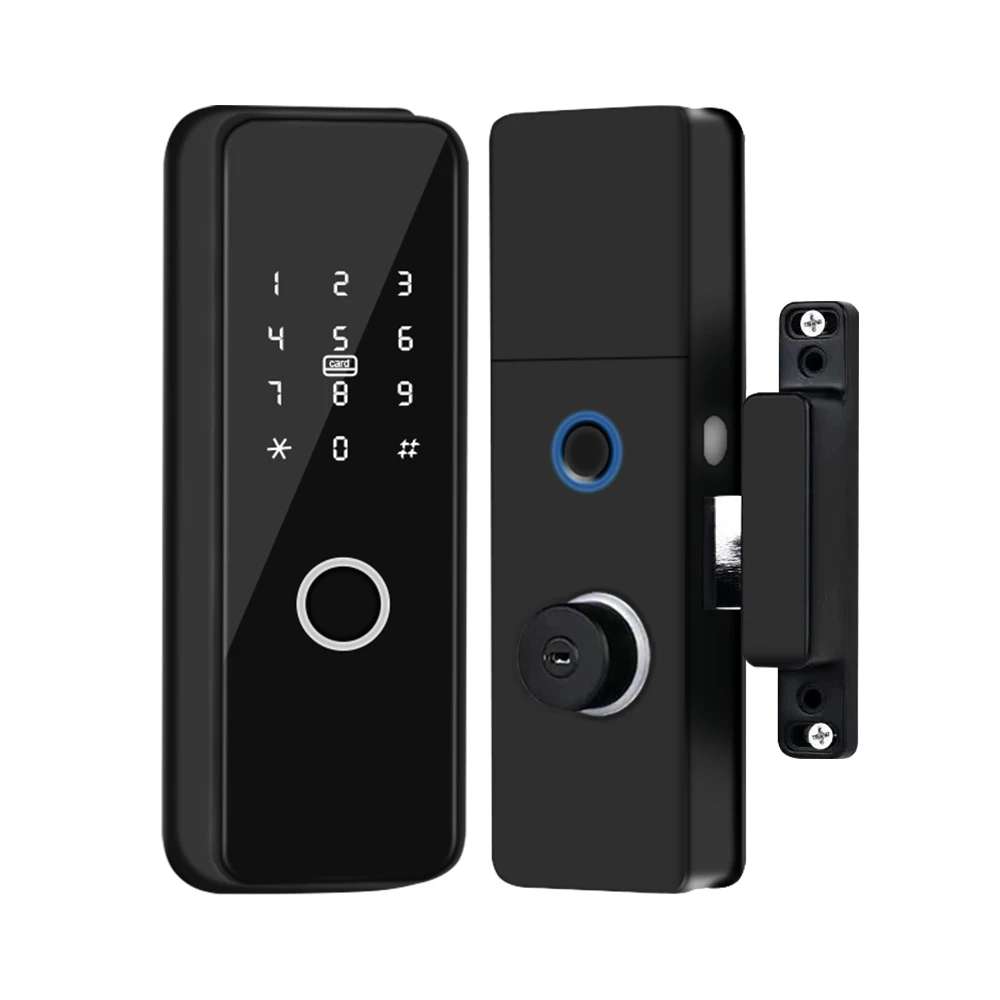 TTlock Electronic Smart Lock Outdoor Fingerprint Code IC Card Security Digicode Door Lock support Wifi Gateway G2 Remote Key R1