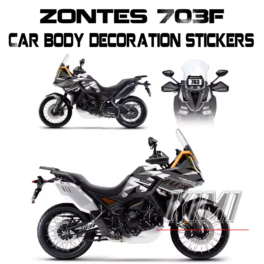 

FOR ZONTES 703F Motorcycle Body Sticker Color Change Full Car Decoration Car Sticker Modified Accessories Protective Sticker