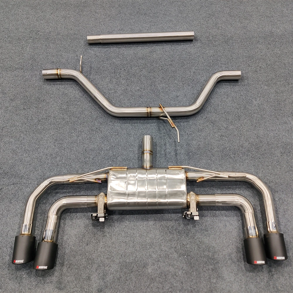 High Performance Stainless Steel Escape Valved Sport Exhaust System Catback Exhaust for A3