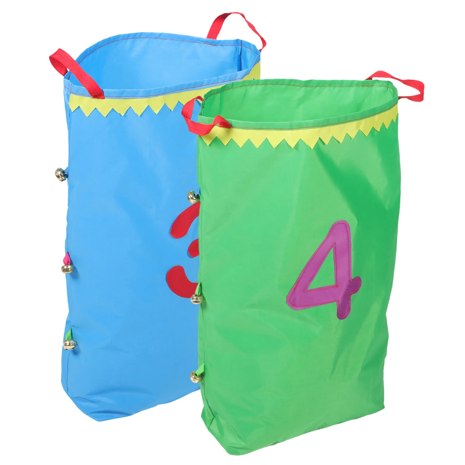 

2pcs Jumping Bag for Kids Sack Race Game Outdoor with Handles Exercise Balance Coordination Children Party