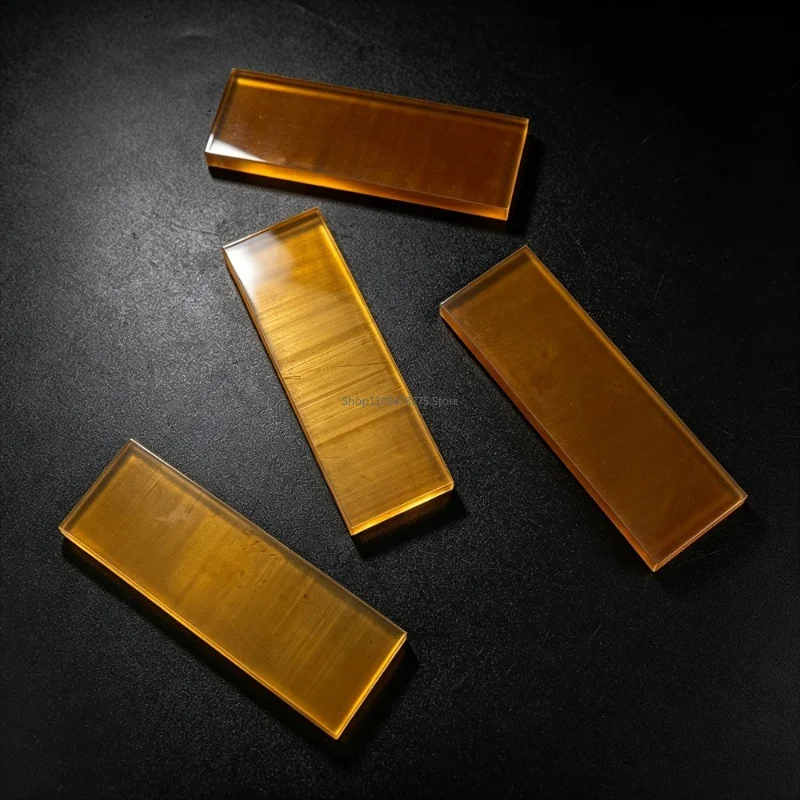1PC PEI Plate Amber Resin Sheet DIY Handmade Knife Handle Patch Material CNC Machinable Craft Making Accessory