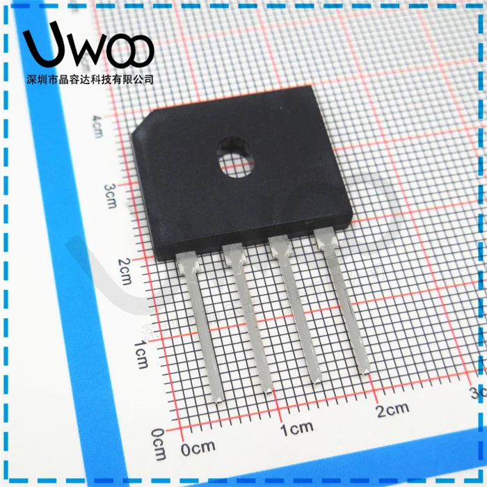 100% Original nuevo GBU1007 1007 10A 1000V GBU-4 KBJ1008G 10A 800V GBU-4