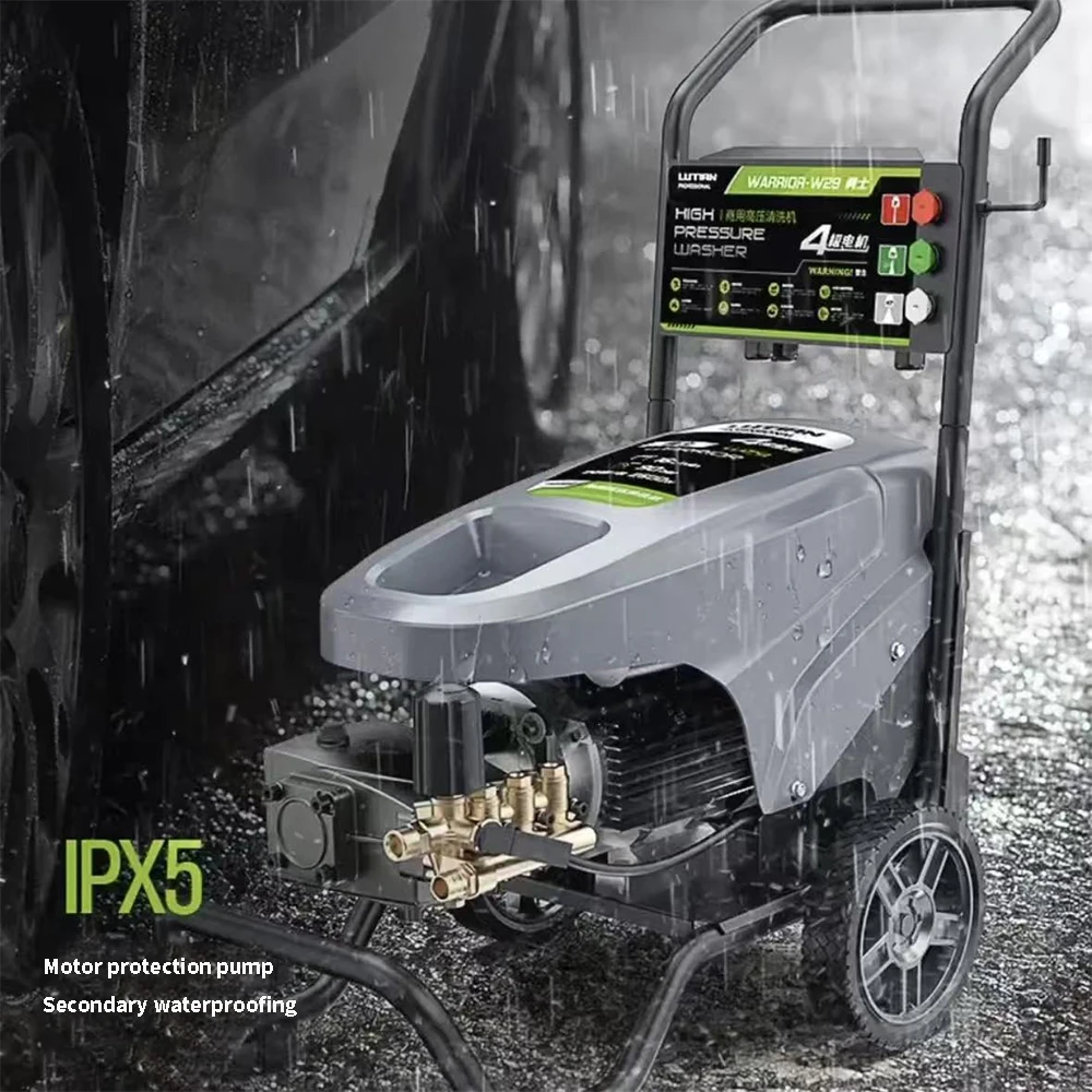 220V Industrial Style Portable Steel Car Wash Multi-Purpose Automatic High Pressure Washer Electric