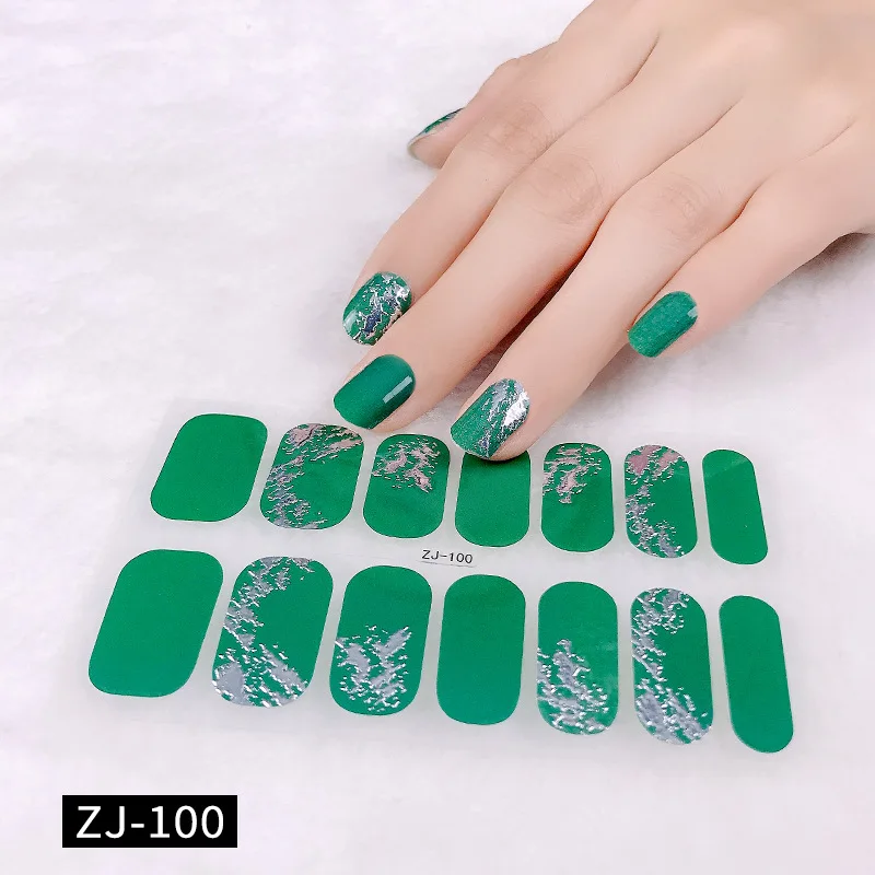 MEBIS ملصقات الأظافر NoBake جل مسمار الفن ملصق مقاوم للماء وطويل الأمد ثلاثية الأبعاد مسمار ملصق ملصق للإزالة ارتداء الأظافر النفط