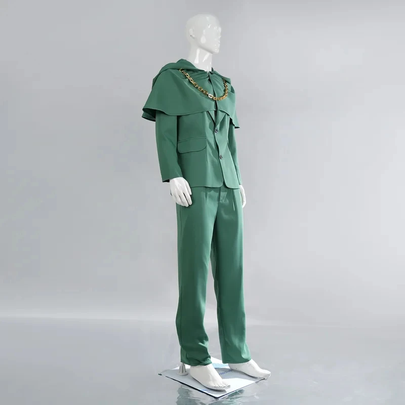 

The villain Doctor Doom Green Cosplay Costumes Movie Character Halloween Masquerade Performance Clothing for Adult Men hf5]]