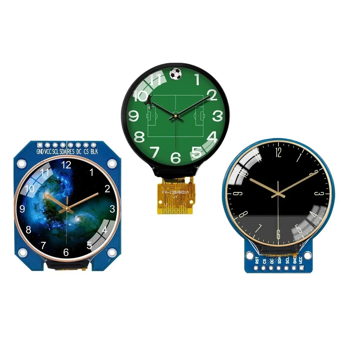 

RGB 240*240 GC9A01 драйвер 4-проводной интерфейс SPI 240x240 печатная плата для ArduinoDisplay 1,28-дюймовый TFT ЖК-дисплей модуль круглый