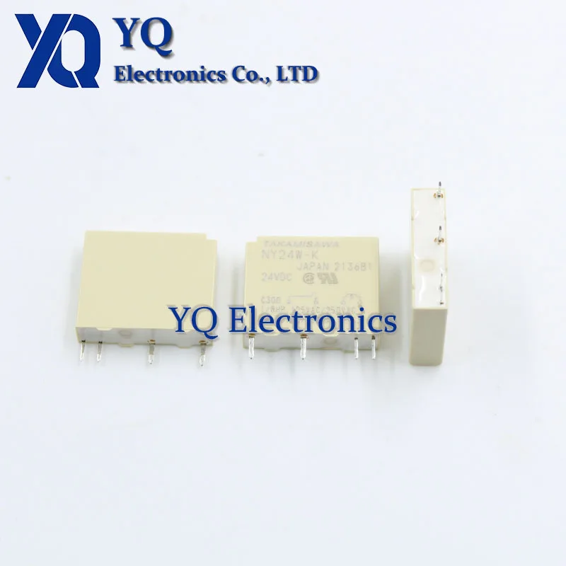 5PCS/lot New OriginaI NY24W-K NY24W or NY12W-K or NY5W-K 5A 24V DC24V DC12V DC5V Power Relay