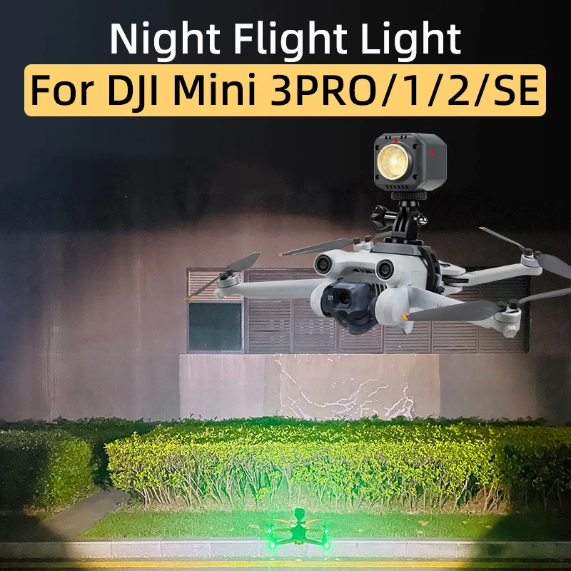 For DJI Mini 3 Pro/Mini 3/2/SE/Mavic Mini Drone Night Flight Searchlight Fill Light Signal Indicator Waring Light Accessories