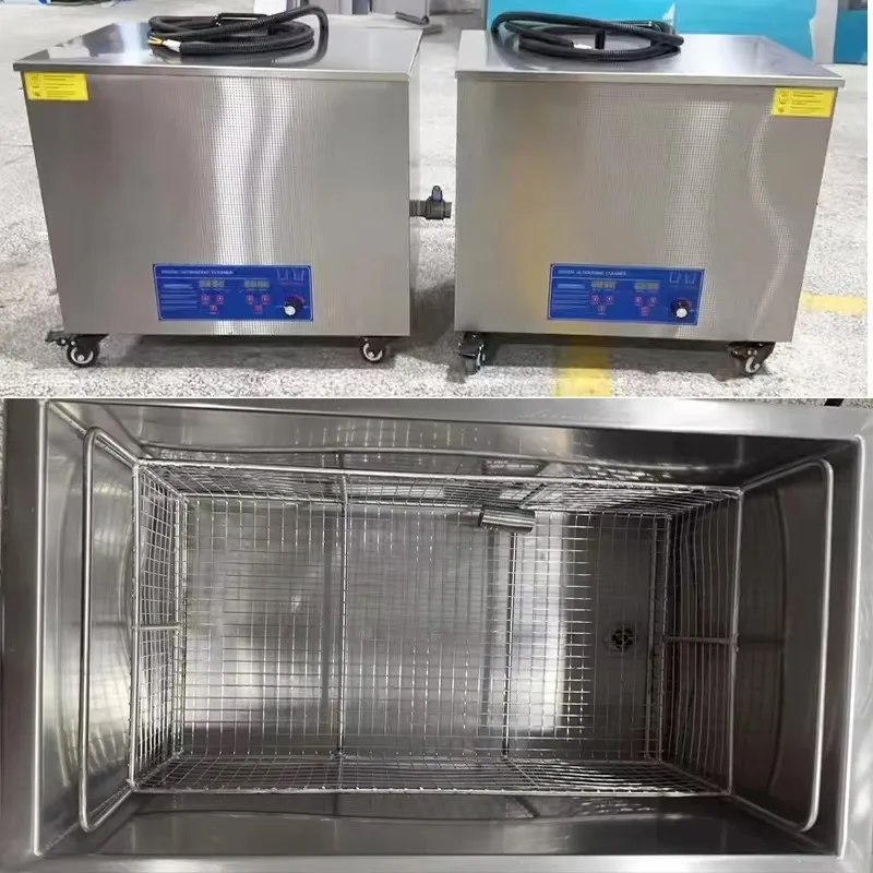 Electric new industrial ultrasonic cleaning equipment for car engine block and head cleaning