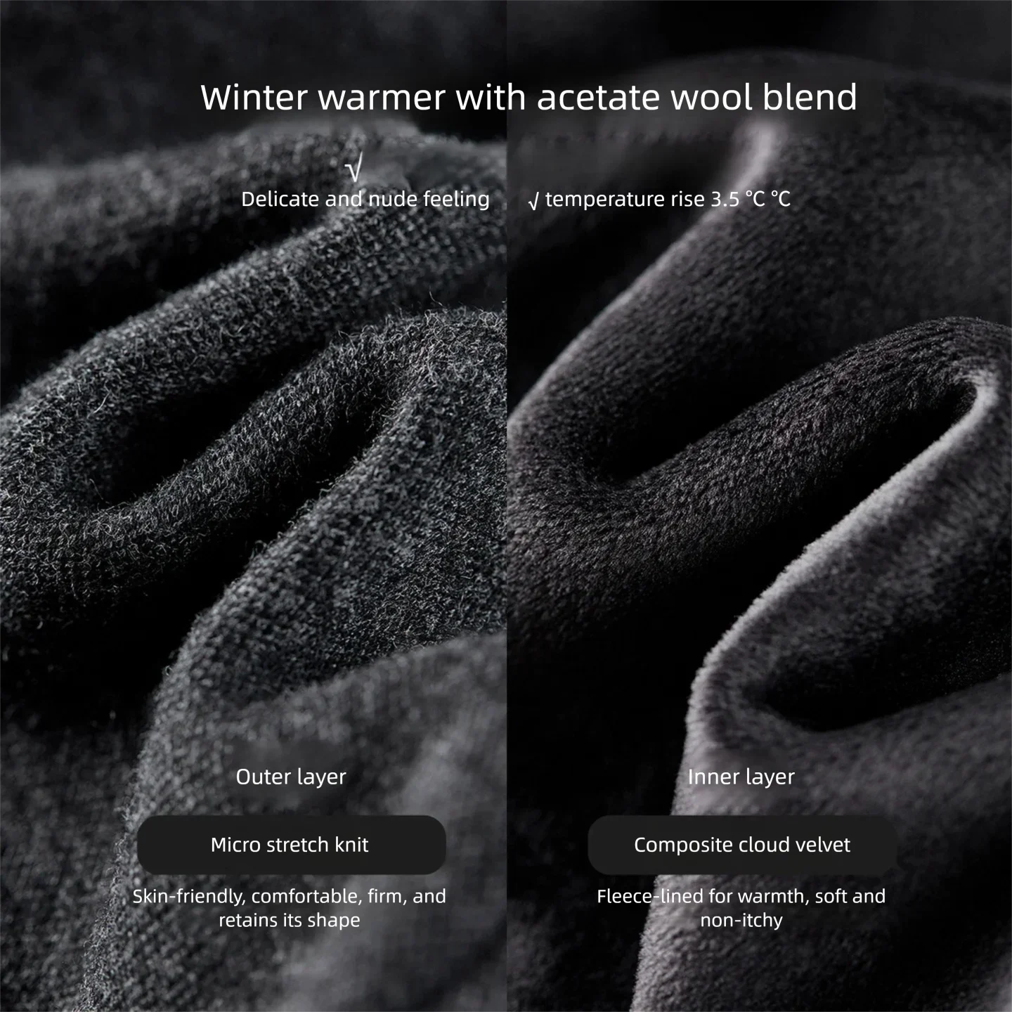 SENTUBILA falda pantalones para mujer 2025 nuevo cinturón desmontable forro polar grueso pantalones Capri Oficina señora ropa de invierno 154KF6531